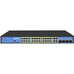 Ernitec Managed Layer 2+ Switch, 24 (24 Ports), Netzwerk Switch