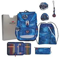 DerDieDas ErgoFlex Superlight Schulranzen Set Turbo Speed 6-teilig