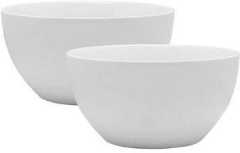 Fitz and Floyd Everyday White Set of 2 Deep Serve Bowls