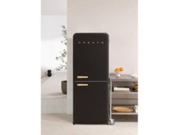 Réfrigérateur combiné rétro - Create - 401L - No Frost - Silencieux - Éclairage intérieur