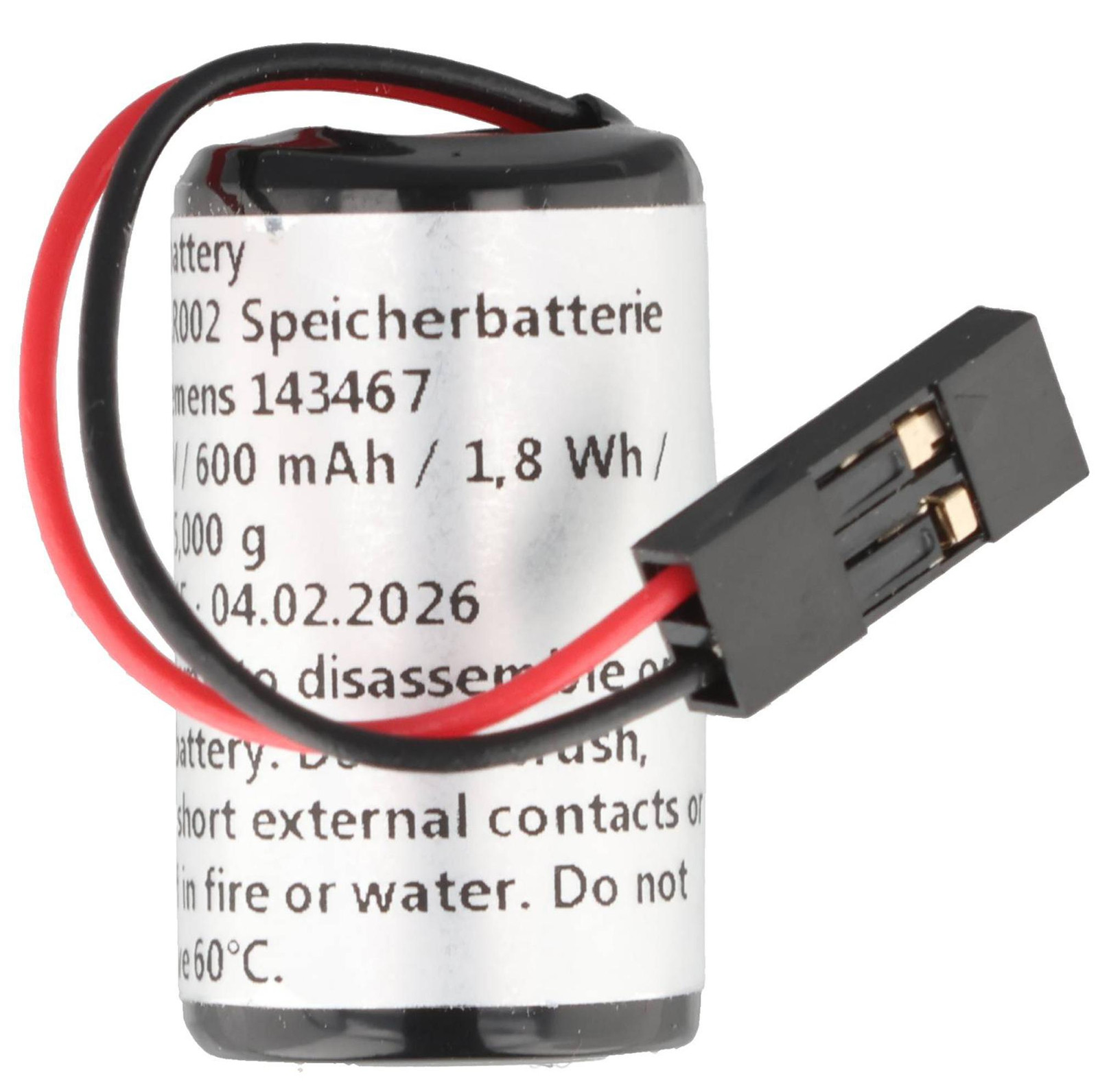 AccuCell Batterij 3V vervangt Siemens 143467, 900 mAh