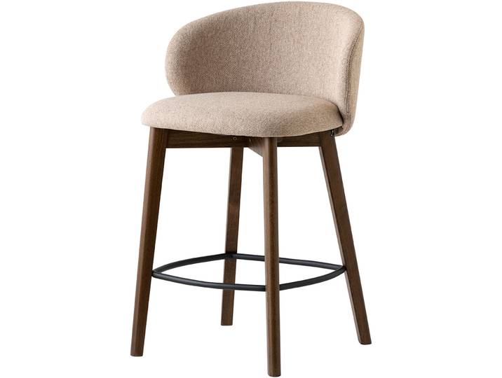 CONNUBIA Barhocker Tuka cappuccino Buche H 88 cm - Barhocker