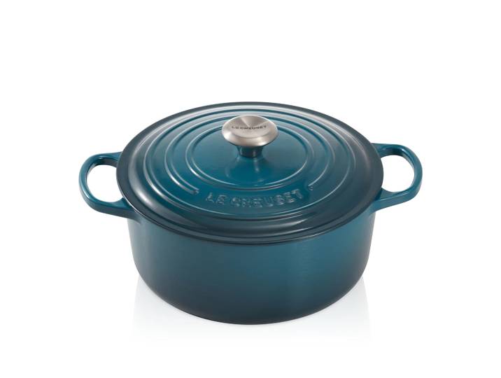 Le Creuset Le Creuset Bräter rund 5,3 l Deep teal