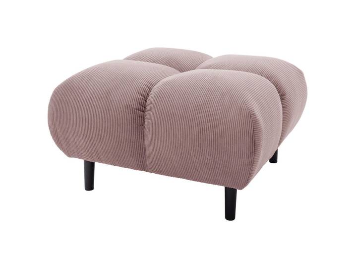 Pure Home Lifestyle Hocker, Altrosa, Holz, Buche, quadratisch, 73x41x73 cm, Fußauswahl, Wohnzimmer, Hocker, Sitzhocker