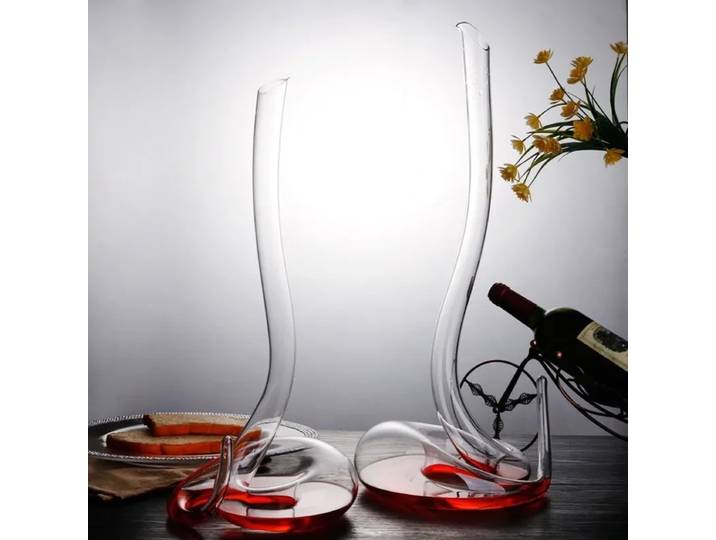 Décanteur en verre transparent en forme de salle, pot à vin créatif, flagon, hôtel, bar, maison, cuisine, fournitures de décoration, 1.1 L, 2L