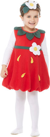 Kinder-Kleid "Erdbeere"