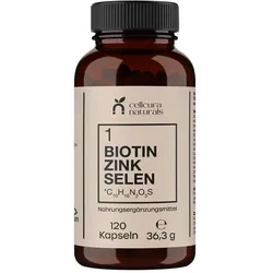 CELLCURA Naturals Biotin Zink Selen vegan Kapseln
