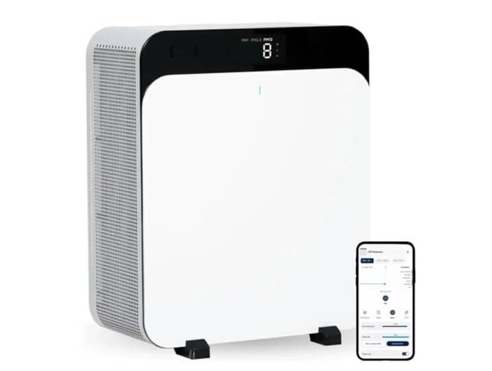 BLUEAIR Premium luchtreiniger voor ruimtes tot 131 m², ideaal voor dierenallergenen, virussen, bacteriën en grote ruimtes, Classic Pro CP7i