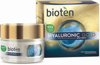 Bioten Creme Rosto Noite Antirrugas Hyaluronic Gold 35 ml