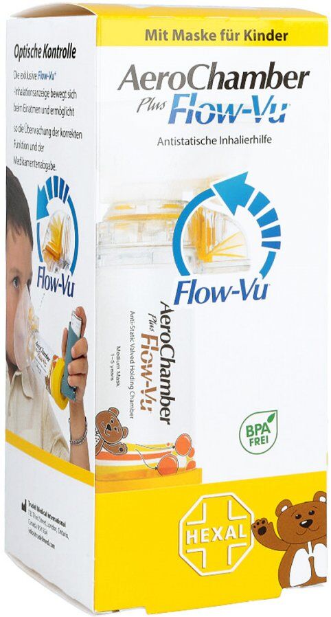 Aerochamber Hexal mit Maske für Kinder