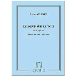 Le Boeuf sur le Toit op.58 pour piano a 4 mains, Fachbücher