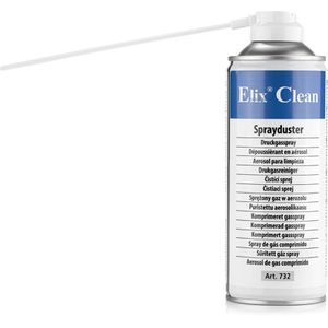 Elix Druckluftspray 732.400, Sprayduster, brennbar, mit Sprührohr, 400ml