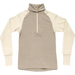 Devold EXPEDITION MERINO SILK ZIP WMN L OFFWHITE/STONE