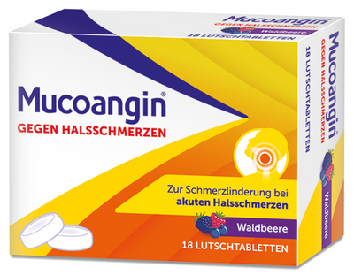 A. Nattermann & Cie GmbH MUCOANGIN Waldbeere 20 mg Lutschtabletten 18 St 07314486