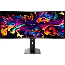 MSI MPG 341CQRDE (3440 x 1440 Pixel, 34"), Monitor, Schwarz