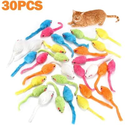 Uplift Treasures Catnip Plush Mouse Chew Toy Set For Cats 1pc