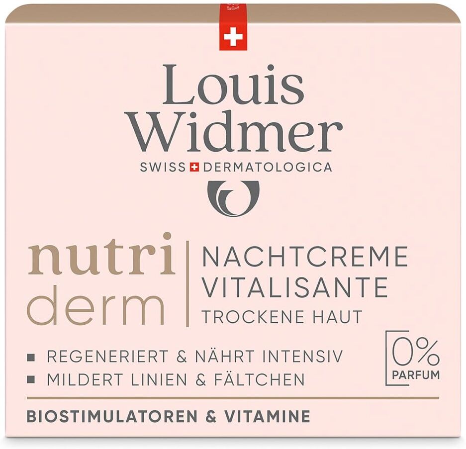 Louis Widmer nutriderm Nachtcreme Vitalisante unparfümiert