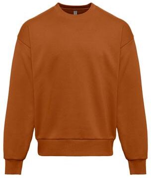 Next Level 9007 Heavyweight Crewneck Sweatshirt in Clay size XS   Ringspun Cotton