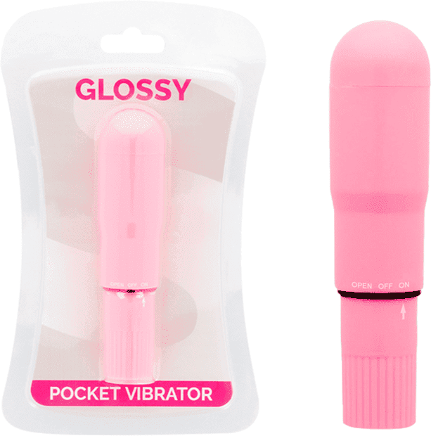 GLOSSY vibrateur de poche rose