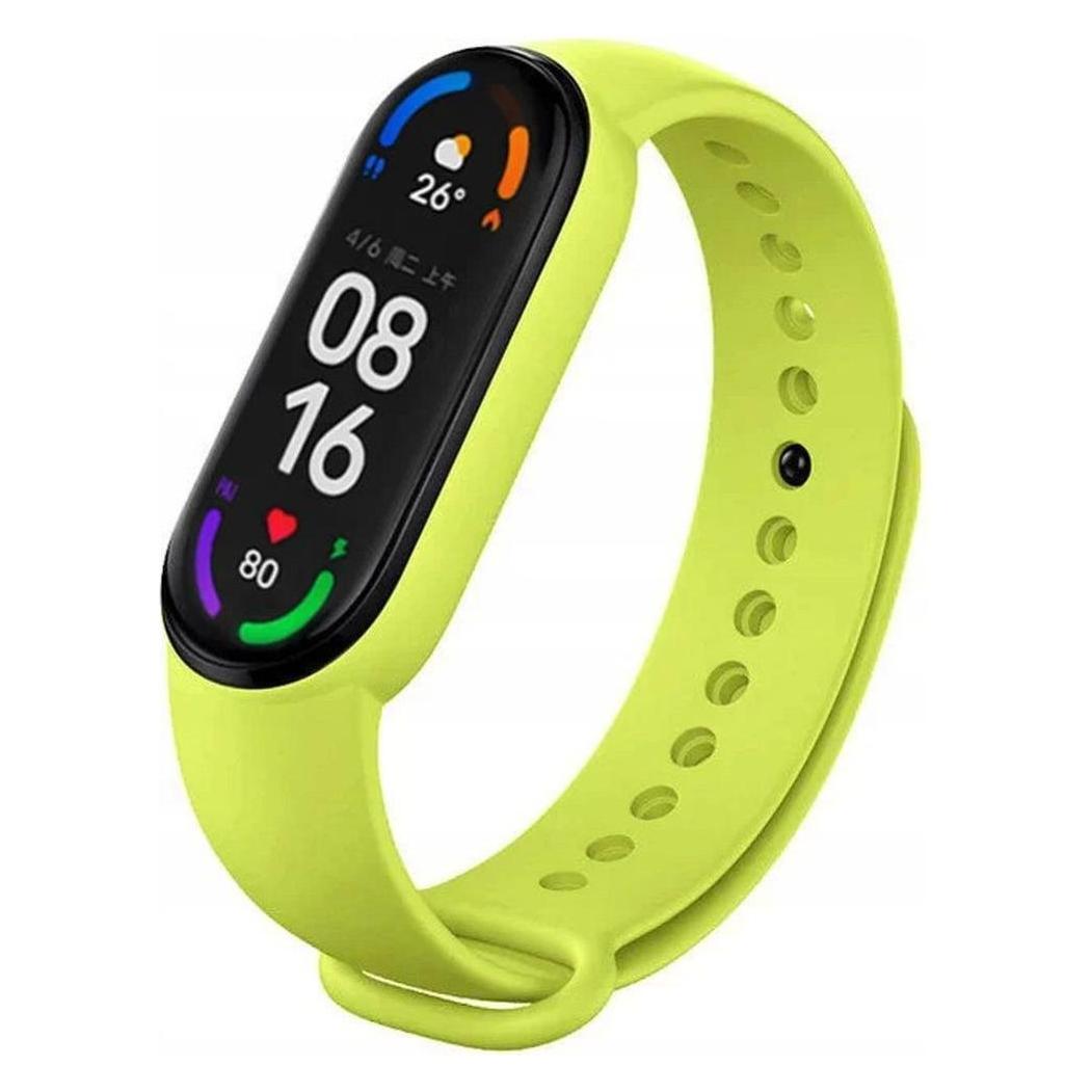 OEM Strap Silicone strap for XIAOMI Mi Band 5 / 6 / 7 green (05) (Silikon) (56666958)