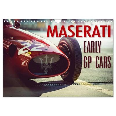 Maserati - Early GP Cars (Wall Calendar 2026 DIN A4 landscape), CALVENDO 12 Month Wall Calendar