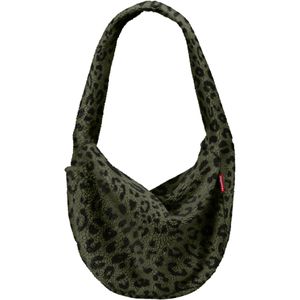 Reisenthel Umhängetasche Moonbag, Polyester, teddy leo olive, 3 Fächer, 48 x 33 cm