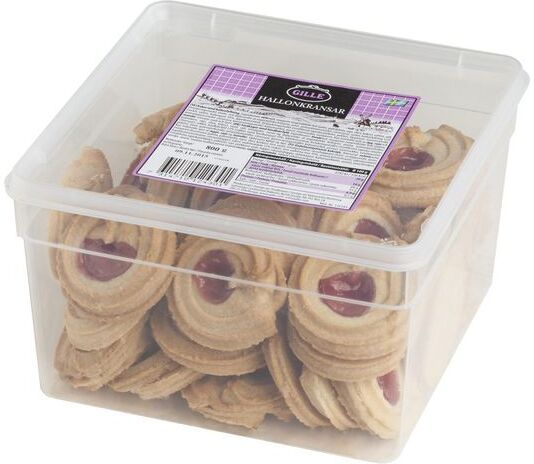 GILLE Kakor Hallonkransar 800g