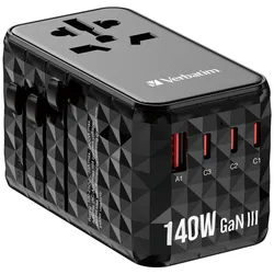 Verbatim 32125 GaN III-Universal-Reiseadapter 140W