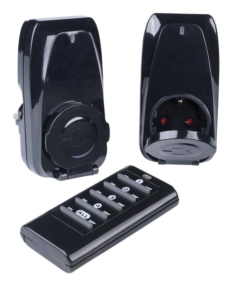 Vivanco 63781 2-fach Outdoor Funksteckerset