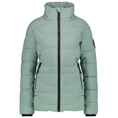 Winterjacke ALIFE & KICKIN "Damen ZophiaAK A Steppjacke, Winterjacke, gefütterte Jacke", Damen, Gr. XS, blau (alpine frost), 100% Polyester, Jacken Winterjacke, leicht taillierter Passform, Kapuze und Kunstfell sind abnehmbar