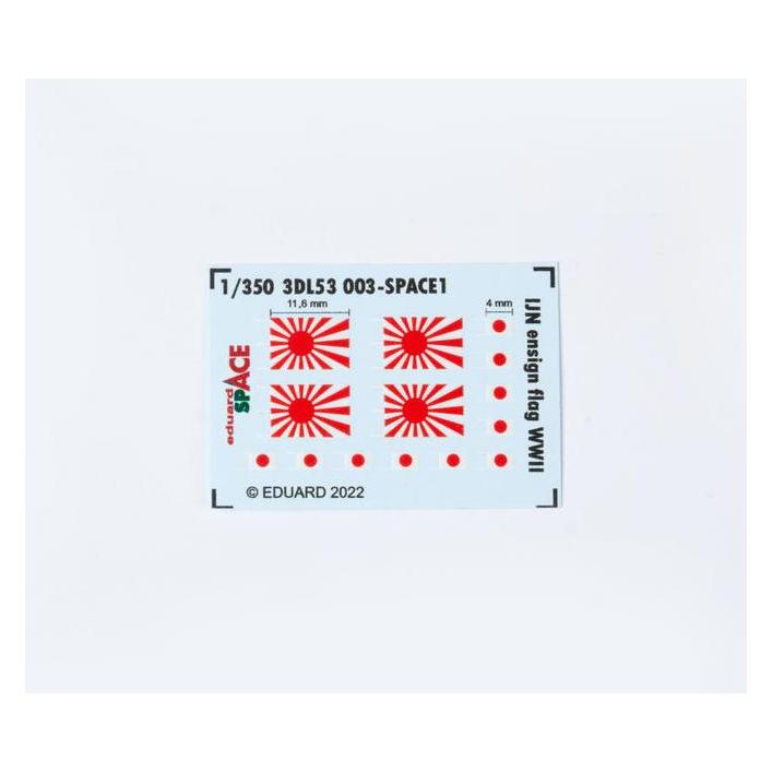 Eduard IJN ensign flag WWII SPACE (3DL53003)