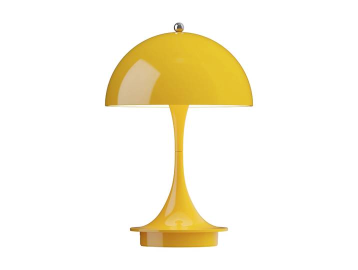 Louis Poulsen Panthella 160 Portable v3 Tischleuchte Opaque yellow