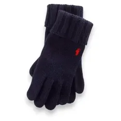 Polo Ralph Lauren für Herren. 449793457003 Touchscreen-Handschuhe für die Marine (OSFA), Lässig, Wolle