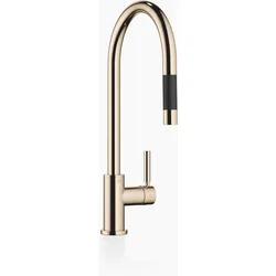Dornbracht TARA Einhebelmischer mit Pull-down-Brause, Ausladung 240mm, 33870888-47, Farbe: Champagne