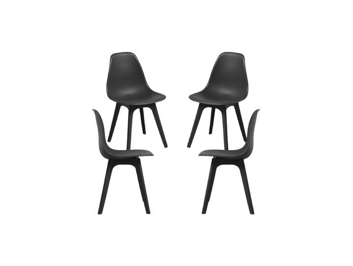 4er Set Kelen Suprym Stühle - Schwarz