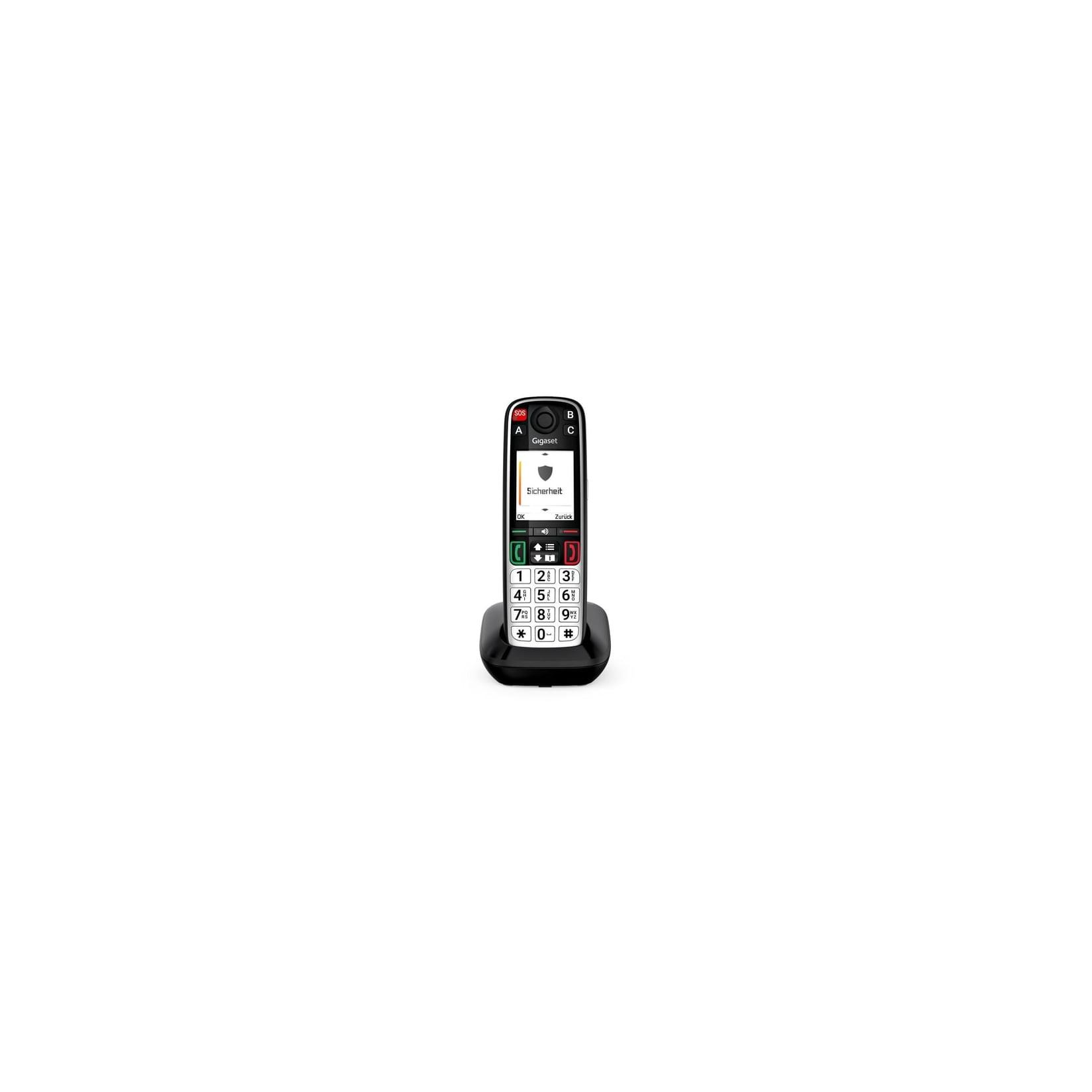 Gigaset Gigaset EASY 500, Schwarz (Mobilteil, DECT, Seniorentelefon)