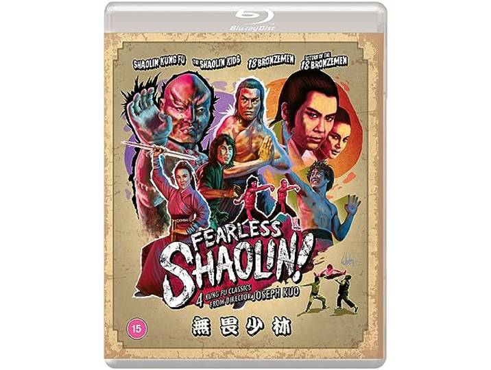 Fearless Shaolin - Shaolin Kung Fu / The Shaolin Kids / 18 Bronzemen / Return Of The 18 Bronzemen Bl [2xBlu-Ray] (No Dutch version)