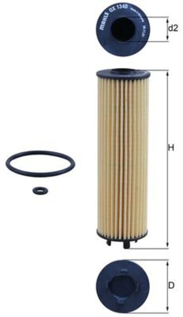 Knecht Filtro olio OX 1340D