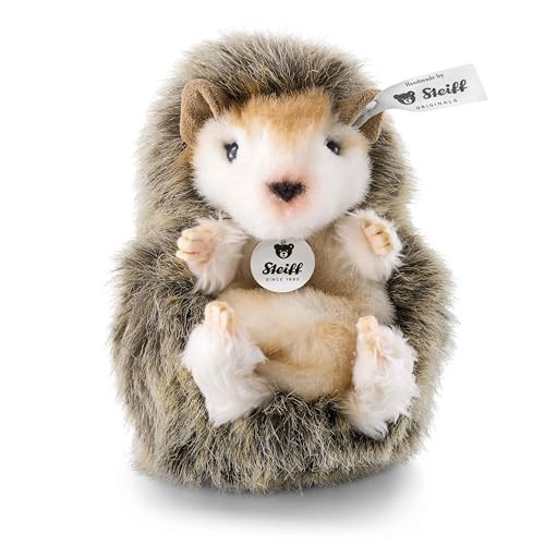 Steiff Knuffeldier Joggi baby-egel, bruin, 10 cm