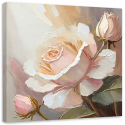 KUNSTDRUCK Rosa 50/50 cm