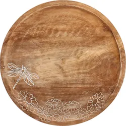 Deko-Teller MANGO - braun