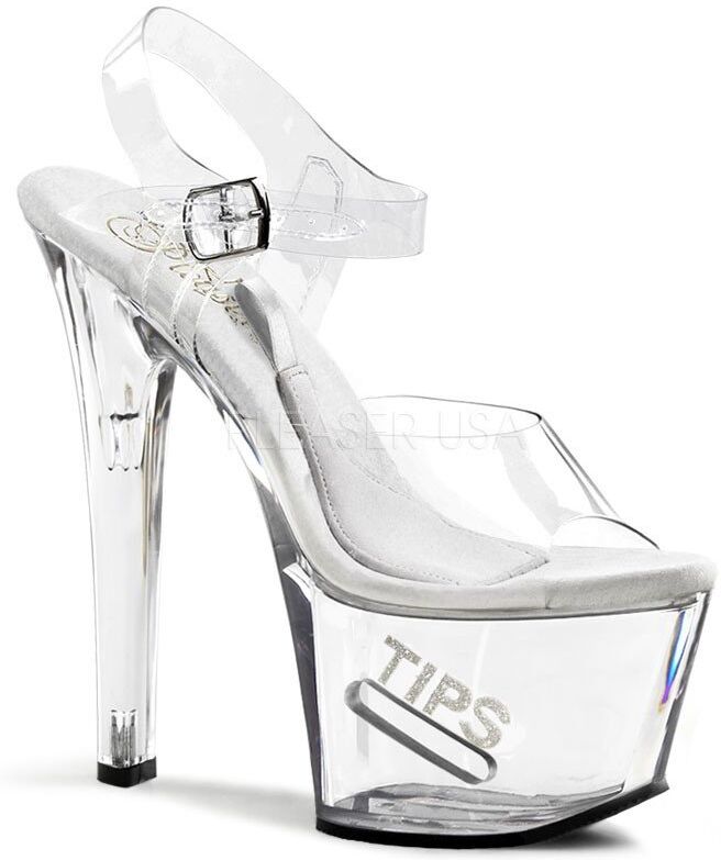 Pleaser TIPJAR-708-5 TIP708-5/C/WG