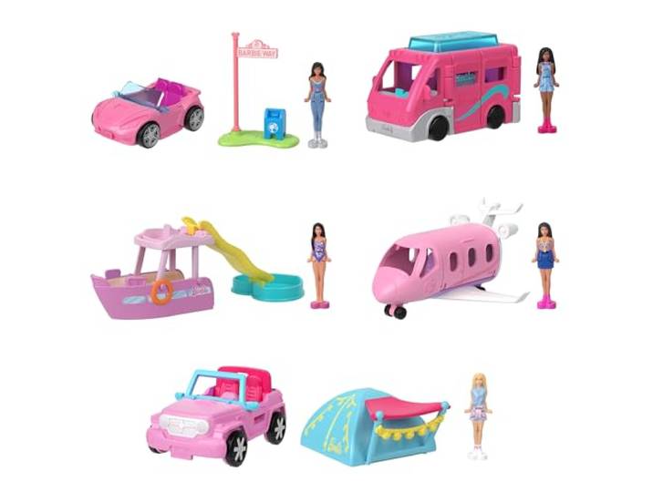 BARBIE Mini Barbieland HYF38 Mini Dream Vehicle - willekeurig model