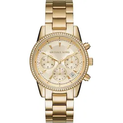Michael Kors Quarz / Chronograph Bryant MK6356 - goldfarben - 37mm
