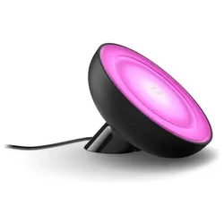 Philips Hue White and Color Ambiance LED Tischleuchte Bloom in Schwarz