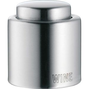 WMF Weinverschluss Clever & More Wine, Cromargan Edelstahl, silber mattiert, luftdicht
