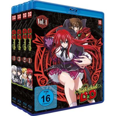Highschool DxD - Blu-ray Gesamtausgabe ohne Schuber [4 BRs], Blu-ray