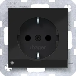 Hager SD SCHUKO O.-Licht EHBS WAS1462BG