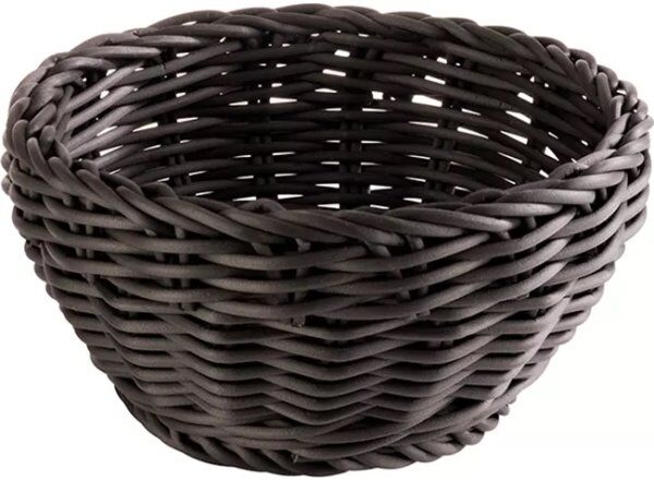 Aps Brødkurv, Pp, Sort, Ø16cm