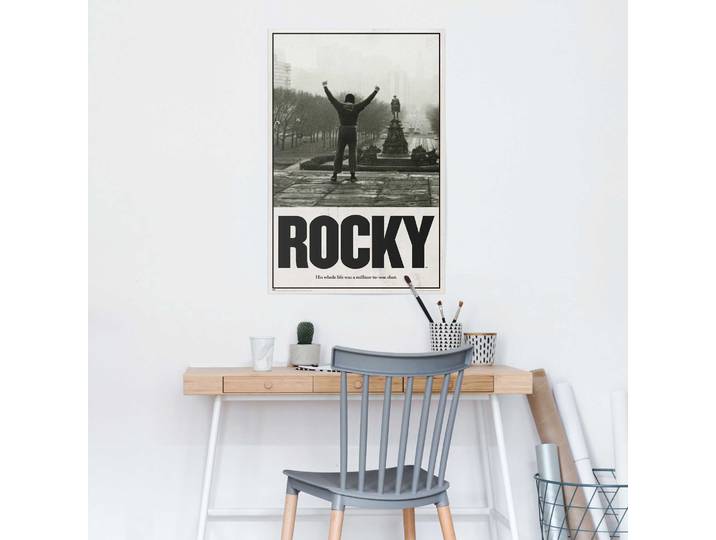 Poster Rocky - Rocky Balboa Papier Schwarz 61 x 92 x 0cm
